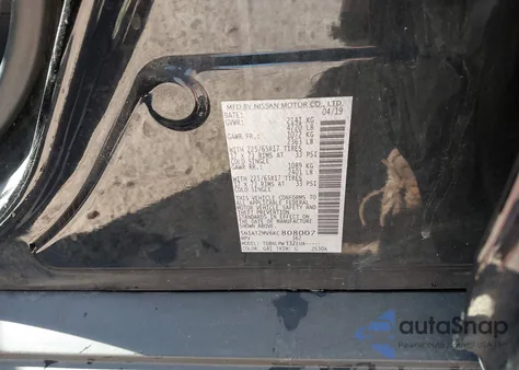 2019 Nissan Rogue S from USA, damaged, VIN 5N1AT2MV6KC808007